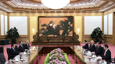 前總統馬英九和中國國家領導人習近平在北京進行的「馬習二會」,閉門會談內容有別於外界想像。(資料照,美聯社)