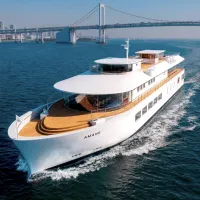 日本郵船が東京湾に環境配慮型の新クルーズ船「AMANE」を2027年春に就航させ、伝統のフレンチと次世代技術が融合した上質な船上体験を提供する。(写真/日本郵船 新クルーズ船 PR 事務局提供) 日本郵船が東京湾に環境配慮型の新クルーズ船「AMANE」を2027年春に就航させ、伝統のフレンチと次世代技術が融合した上質な船上体験を提供する。(写真/日本郵船 新クルーズ船 PR 事務局提供)
