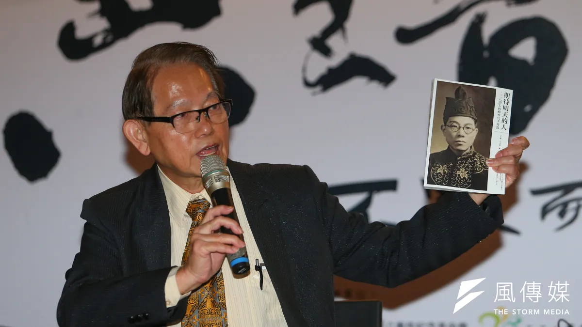 今日是二二八事件73周年,受難者王育霖之子王克雄特地返台參與民間「共生音樂節」演講,談父親之死。(顏麟宇攝)