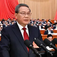 China's 15th Five-Year Plan emphasizes technological self-reliance and innovation, with its success or failure potentially determining which nation gains strategic advantage in US-China competition. Pictured: Chinese Premier Li Qiang (李強) delivering the g China's 15th Five-Year Plan emphasizes technological self-reliance and innovation, with its success or failure potentially determining which nation gains strategic advantage in US-China competition. Pictured: Chinese Premier Li Qiang (李強) delivering the g