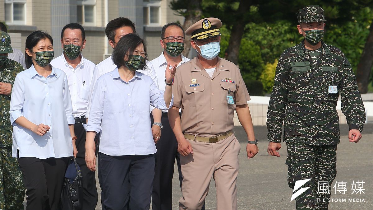 總統蔡英文30日勗勉澎湖第一線接戰的最前線部隊。(資料照,顏麟宇攝) 總統蔡英文30日勗勉澎湖第一線接戰的最前線部隊。(資料照,顏麟宇攝)