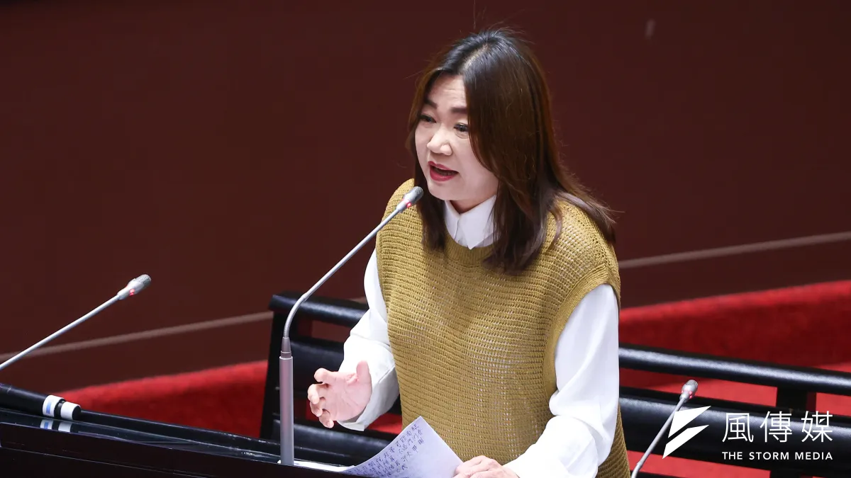 國民黨立委馬文君嚴審國防預算,證明了她的先見之明。(顏麟宇攝)