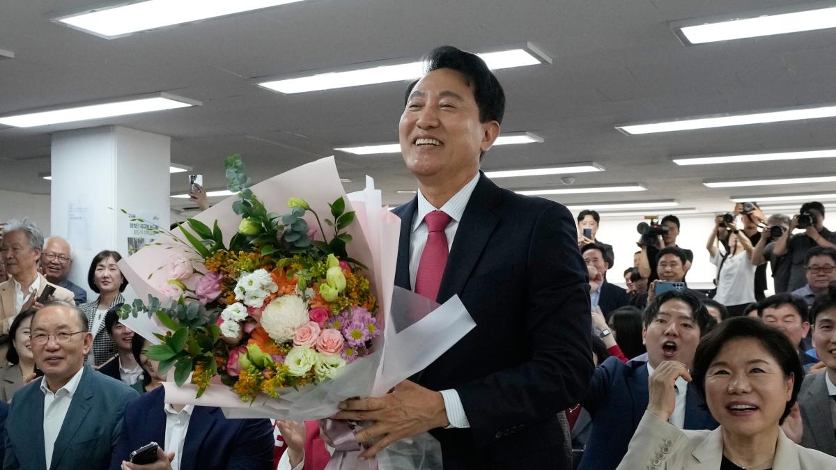 首爾市長選舉大逆轉!出口民調也看走眼,「不死鳥」吳世勳小贏「0.6個百分點」驚險連任