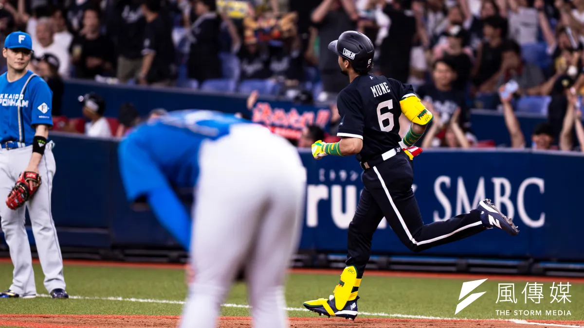 宗佑磨は6回と8回にそれぞれ2ラン本塁打を放ち、プロ初となる1試合2本塁打を記録した。(写真/丁勤紜撮影)