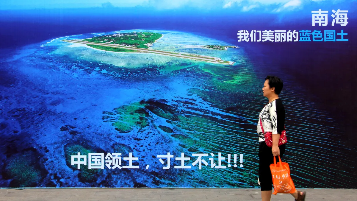 中國政府在國內大力宣揚南海主權(AP)