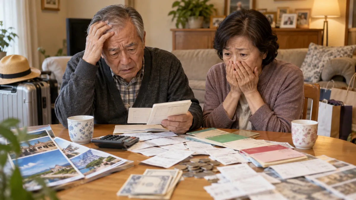 不少夫妻退休前努力工作、累積退休金,認為只要手上有一筆可觀存款,加上每個月固定領年金,老後生活應該不成問題。(示意圖/AI生成)
