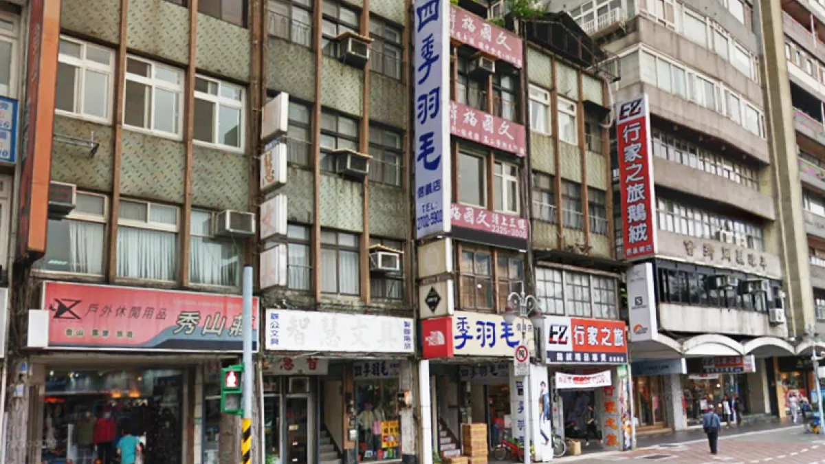 信義路三段的「戶外用品一條街」因AIT而興起。(圖/取自gooogle地圖)