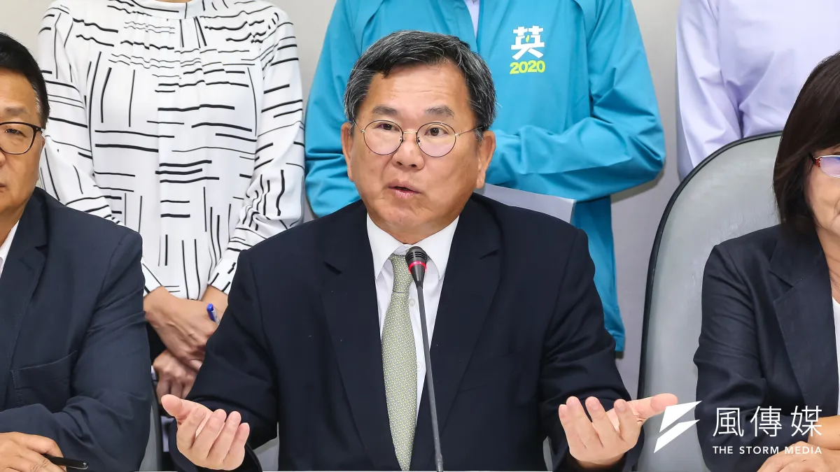 民進黨立委陳明文(見圖)300萬元現金案,嘉義地檢署認為犯罪嫌疑不足,做出不起訴處分。(資料照,顏麟宇攝)