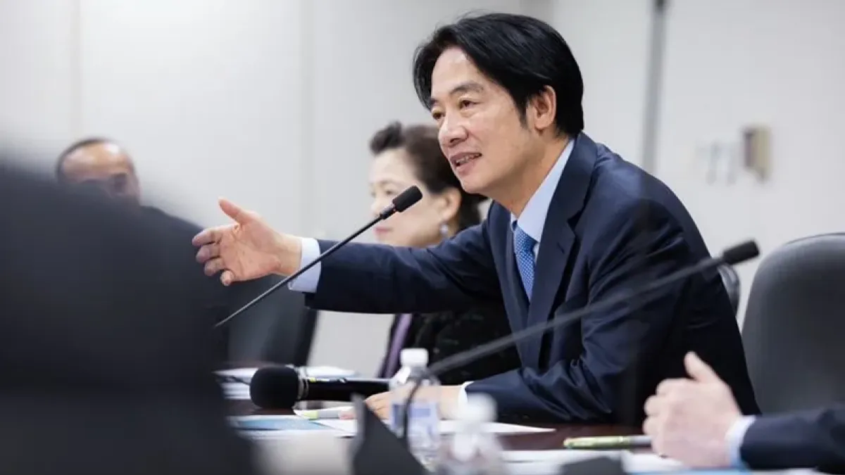 副總統賴清德走訪竹科,半導體業者提出希望自建核電廠。(總統府)