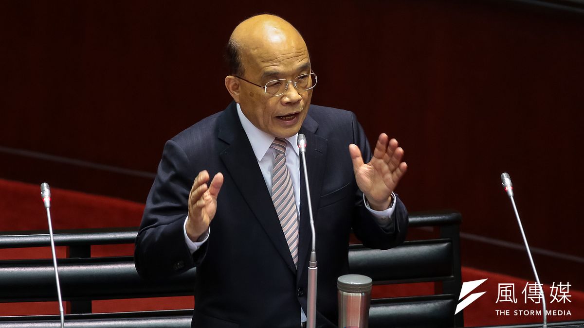 針對高雄市長韓國瑜被隨扈抱腿舉起,行政院長蘇貞昌表示,高雄市長韓國瑜濫用警力,這是當帝王的心態,是非常不好的示範。(資料照,顏麟宇攝) 針對高雄市長韓國瑜被隨扈抱腿舉起,行政院長蘇貞昌表示,高雄市長韓國瑜濫用警力,這是當帝王的心態,是非常不好的示範。(資料照,顏麟宇攝)