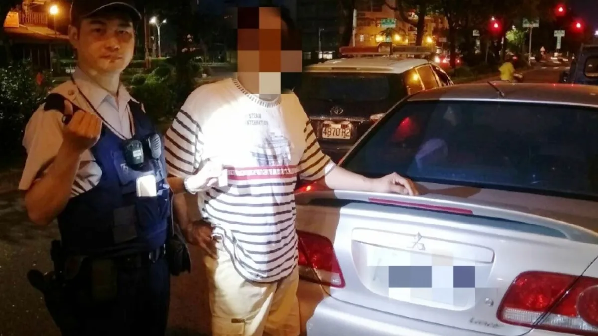 男子交通違規眼神飄浮 警方車內查獲毒品