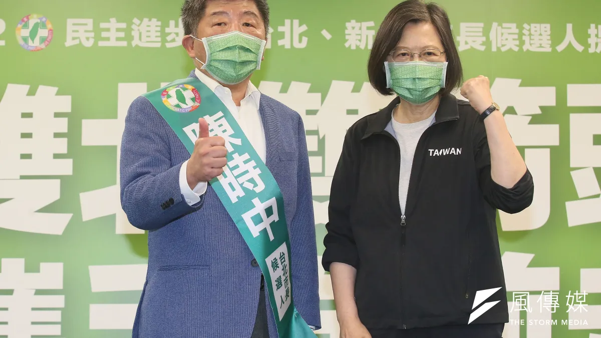 7月13日民進黨正式提名陳時中參選台北市長,若秋冬疫情再起,將成為陳時中選舉致命傷。。(柯承惠攝)