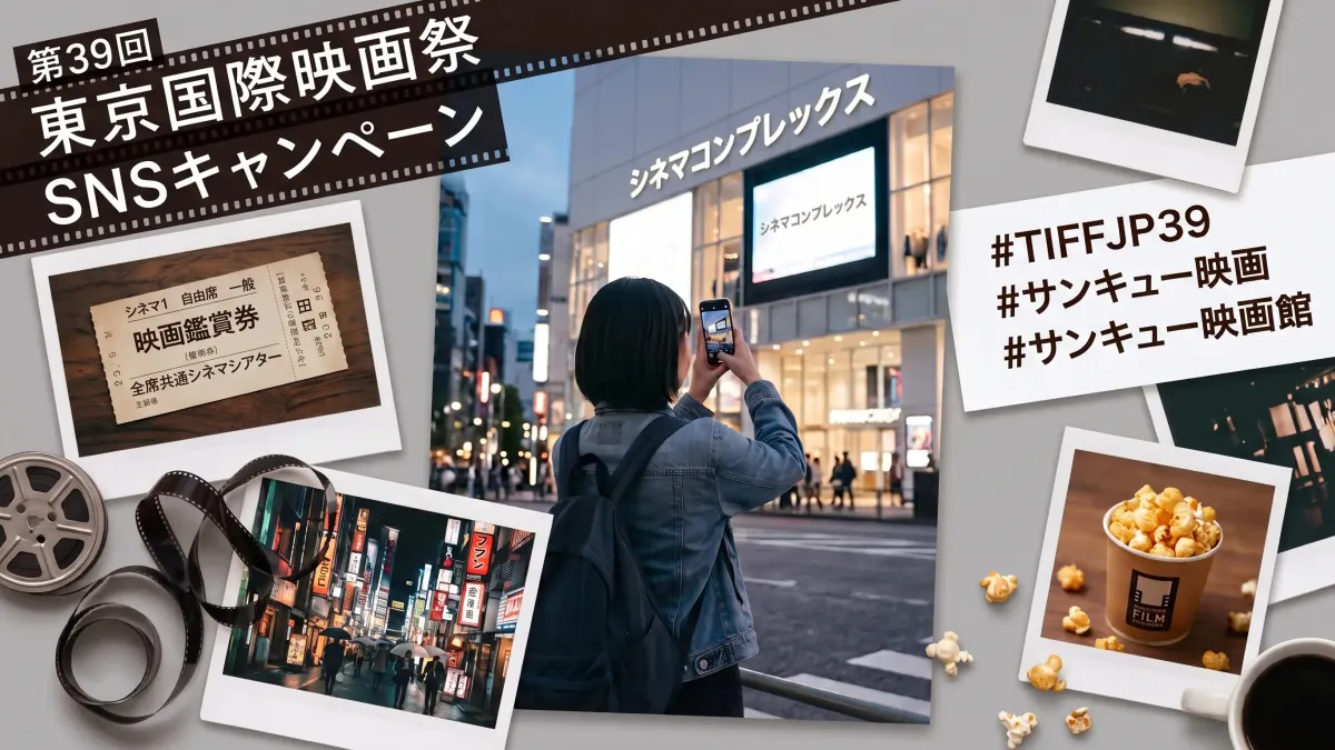 第39回東京国際映画祭は10月7日より、映画への感謝を投稿する「39キャンペーン」や会場連動の15秒チャレンジ、アジア初となるLetterboxdの公式交流企画など多彩な参加型イベントを開始した。(写真/第39回東京国際映画祭提供)