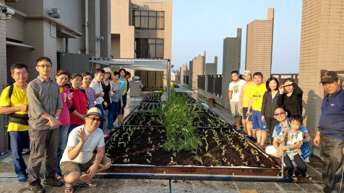 新北市結合社區及里的力量,不論是里內角落或社區屋頂,打造生態示範點,成為友善的「生物鄰居」,為生物留下友善的棲息環境。(圖/新北市環保局提供)
