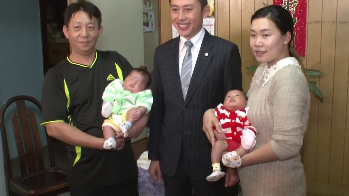 十年有好孕成雙 竹市長祝賀喜獲龍鳳胎