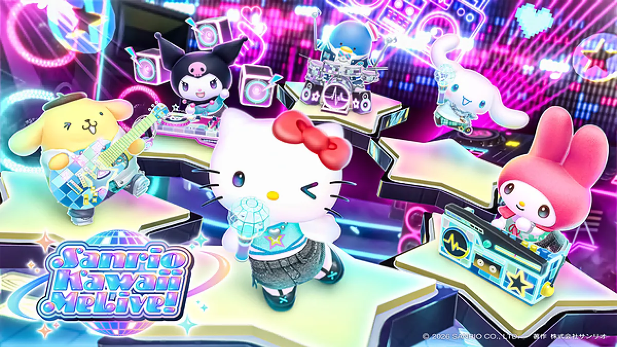 Sanrio's New Game Title, 'Sanrio Kawaii Me Live!,' Slated for Global Release in January!