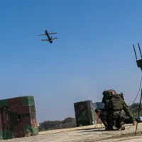 Photo shows Marine Corps firing the first Stinger-1 drone. (Photo / Liu Wei-hong) Photo shows Marine Corps firing the first Stinger-1 drone. (Photo / Liu Wei-hong)
