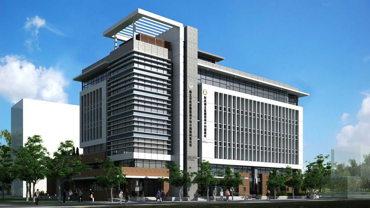 新北中和警分局錦和派出所與財政部北區國稅局中和稽徵所共構建築12日落成,民眾往後洽公更方便。(圖/新北市中和警分局提供) 新北中和警分局錦和派出所與財政部北區國稅局中和稽徵所共構建築12日落成,民眾往後洽公更方便。(圖/新北市中和警分局提供)