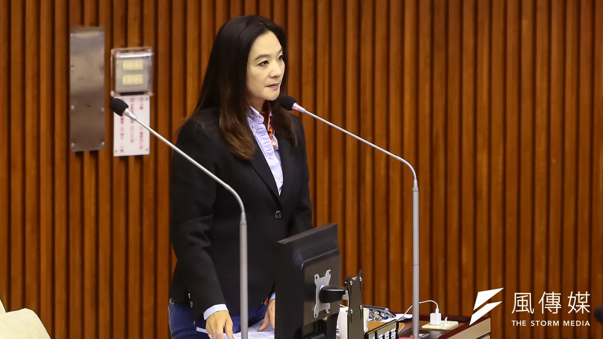 台北市議員應曉薇。(顏麟宇攝)