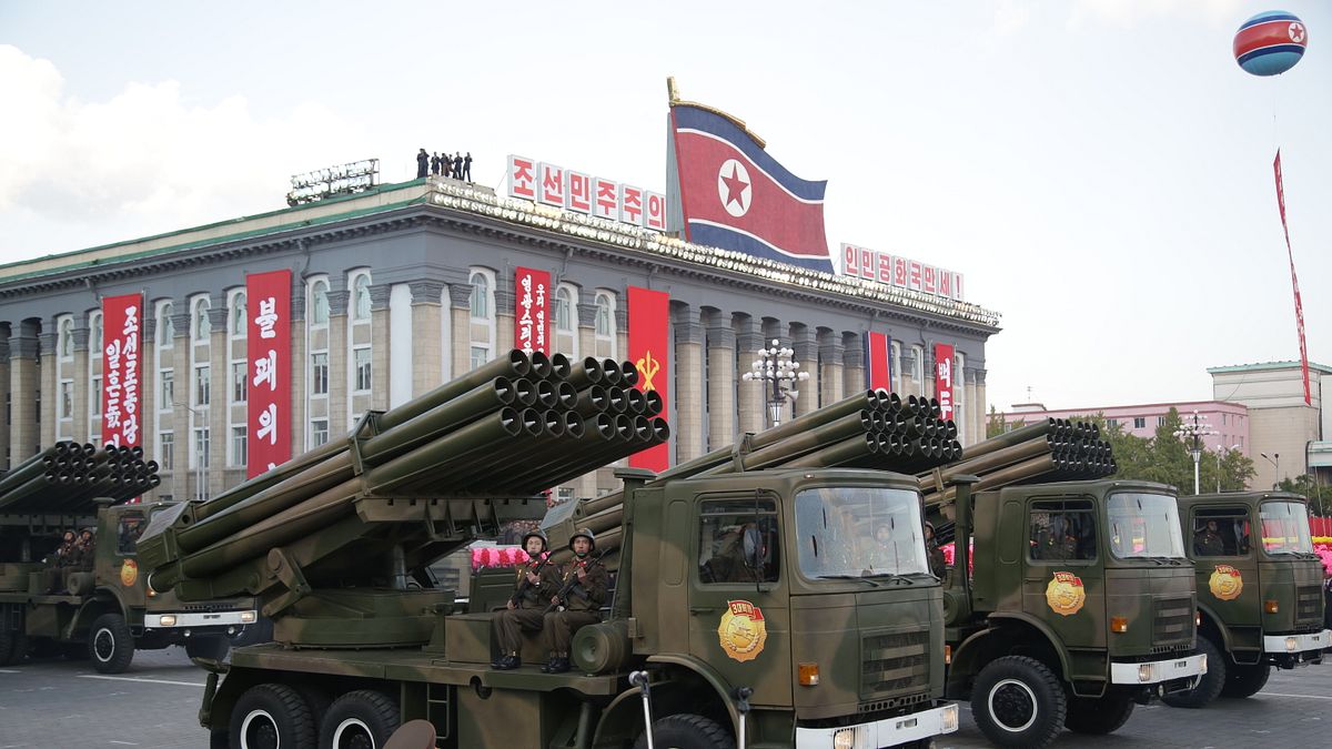 北韓執政黨「朝鮮勞動黨」創黨70周年大閱兵(美聯社) 北韓執政黨「朝鮮勞動黨」創黨70周年大閱兵(美聯社)