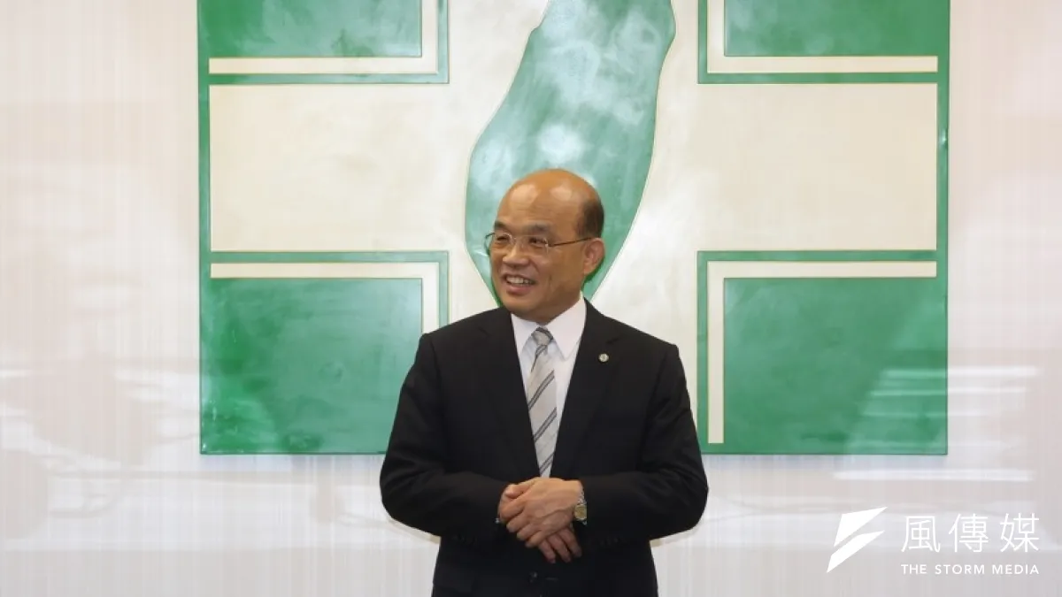 前民進黨主席蘇貞昌19日於臉書貼文,針對凍獨議題,表示對台灣的主流民意有信心,即時清楚表態,才能避免外界不必要的誤解,以及黨內的紛擾。(資料照片,余志偉攝)