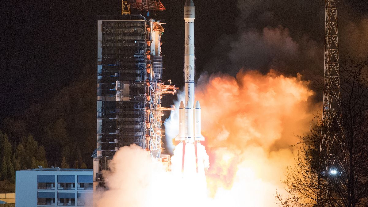 2019年3月10日,中國在西昌衛星發射中心用長征三號乙運載火箭,成功將中星6C衛星發射升空。(新華社) 2019年3月10日,中國在西昌衛星發射中心用長征三號乙運載火箭,成功將中星6C衛星發射升空。(新華社)