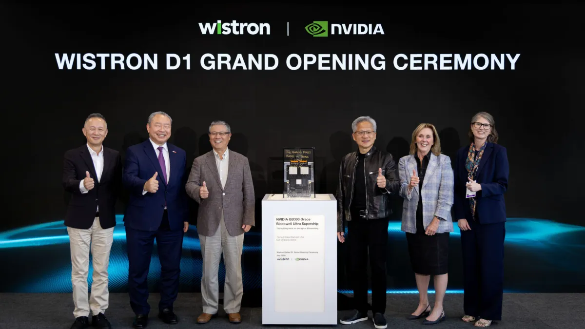 緯創在沃斯堡打造先進製造廠,用以生產 NVIDIA AI 系統。(輝達提供)