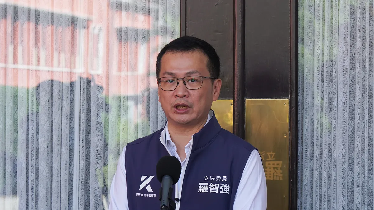 國民黨立委羅智強砲轟賴清德揮動「清算之刃」。(資料照,蔡親傑攝) 國民黨立委羅智強砲轟賴清德揮動「清算之刃」。(資料照,蔡親傑攝)