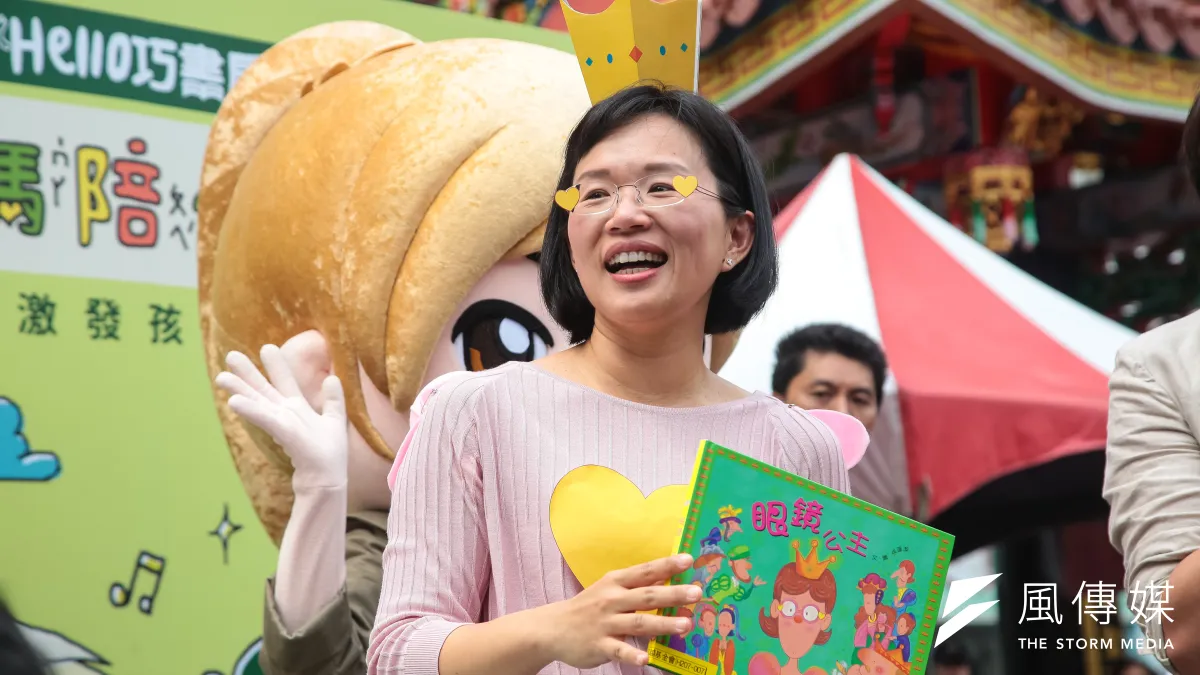 圖為民進黨立委蘇巧慧21日出席巧慧媽媽陪你讀巧書活動開幕儀式。(資料照片,顏麟宇攝)