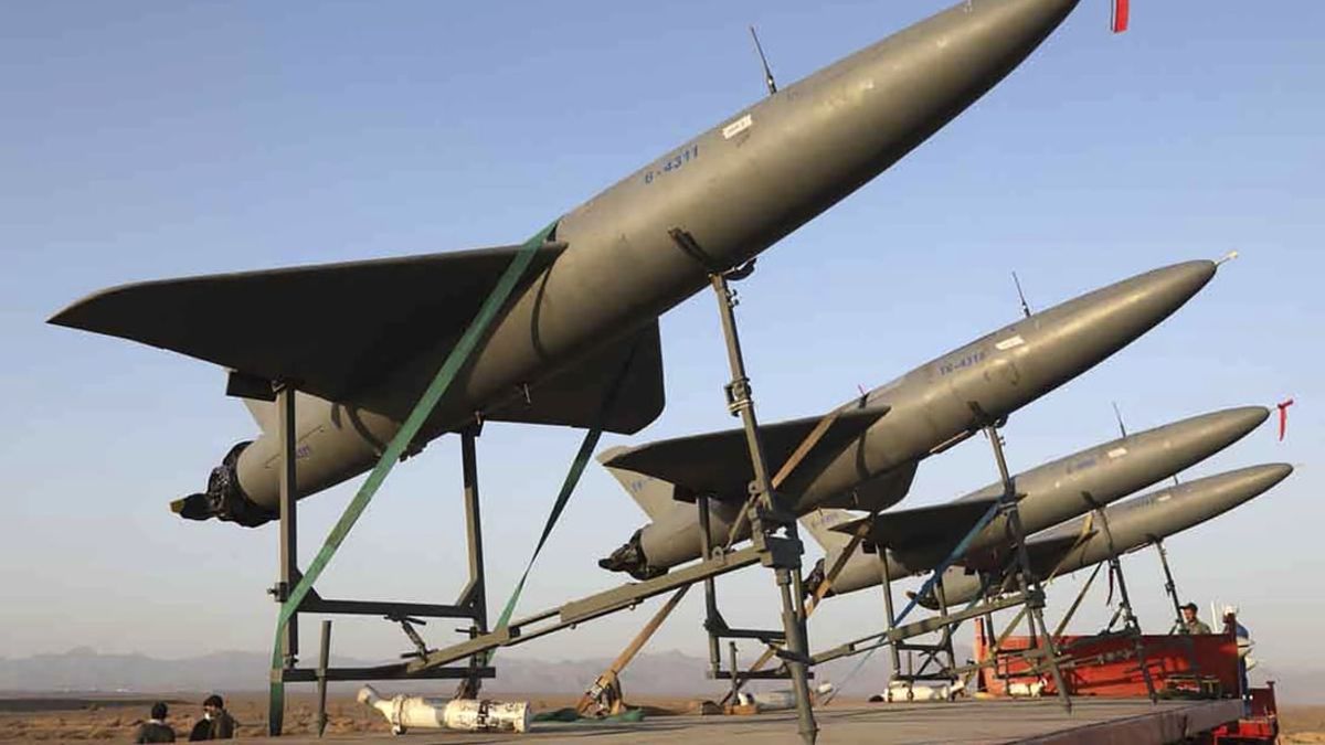 烏克蘭戰場的伊朗製無人機(AP) 烏克蘭戰場的伊朗製無人機(AP)