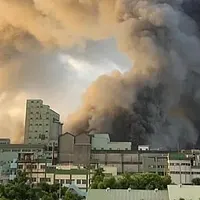 三元能源科技の火災。(写真/Facebook/爆料公社より) 三元能源科技の火災。(写真/Facebook/爆料公社より)