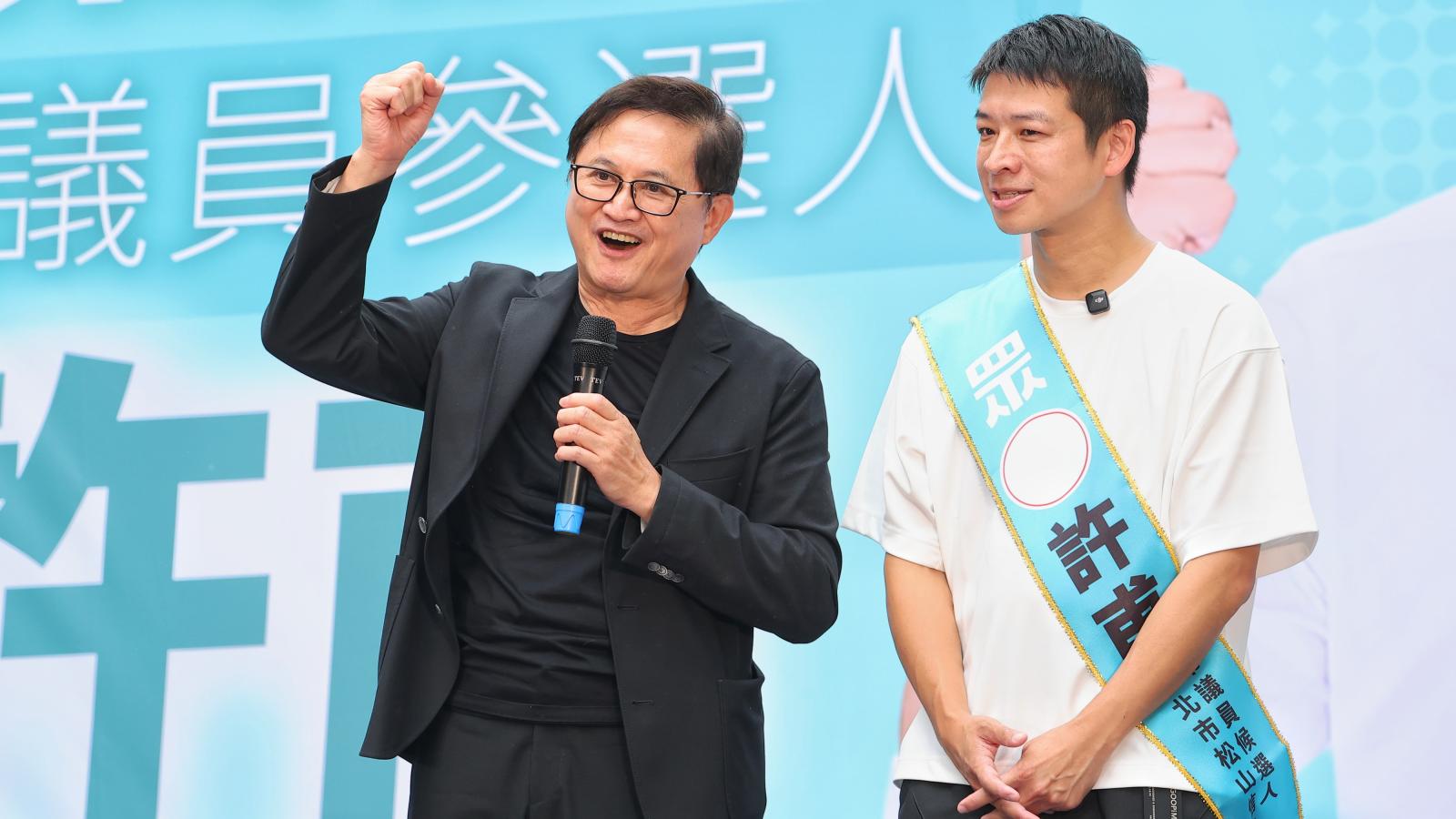自曝曾籲蔡英文「多包容在野黨」 童子賢現身挺許甫:她也要我讓在野黨多加油