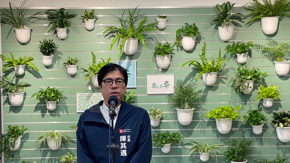 市長陳其邁表示將持續協助產業淨零轉型。(圖/高市環保局提供) 市長陳其邁表示將持續協助產業淨零轉型。(圖/高市環保局提供)