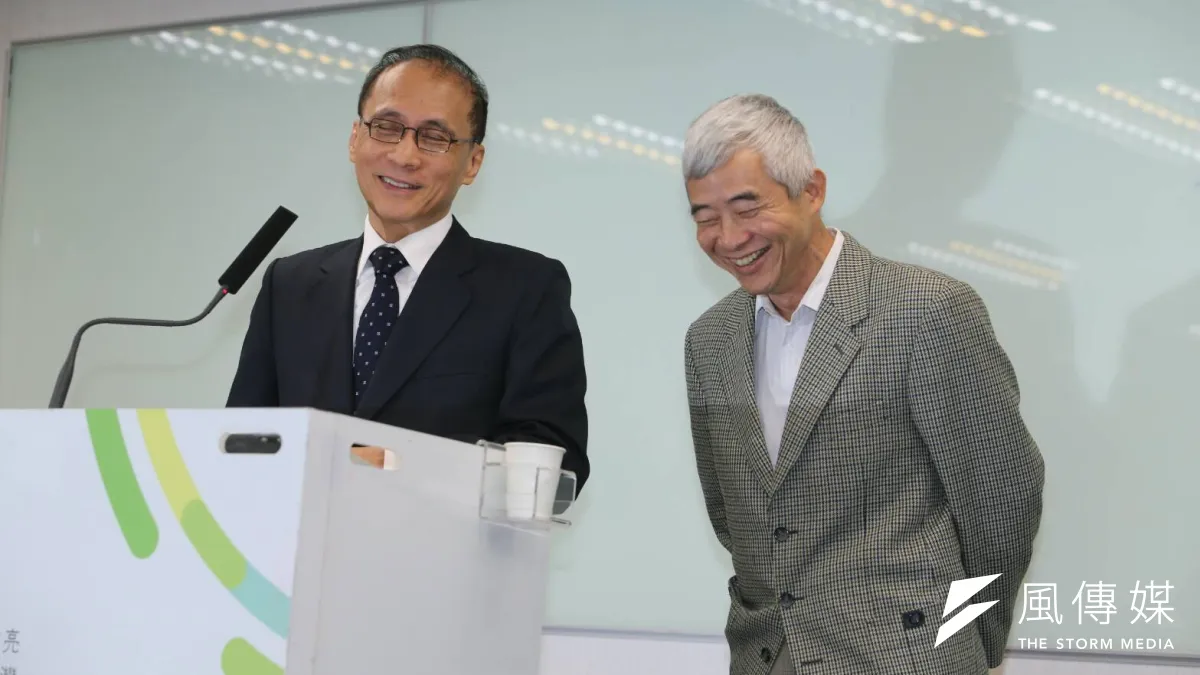 準行政院長林全發布新人事,台北捷運公司賀陳旦(右)任交通部長。(陳明仁攝)