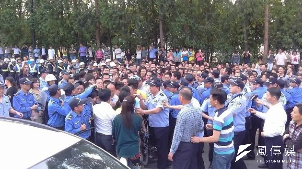 寶成集團東莞裕元鞋廠近來爆發中國近年最大規模的工潮之一。(取自網路)