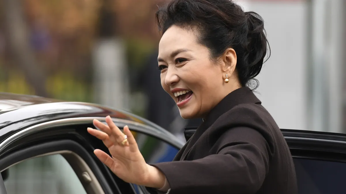 中國國家主席習近平夫人彭麗媛。(美聯社)