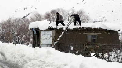 阿富汗東北部近日發生大雪崩,死傷慘重。(美聯社)