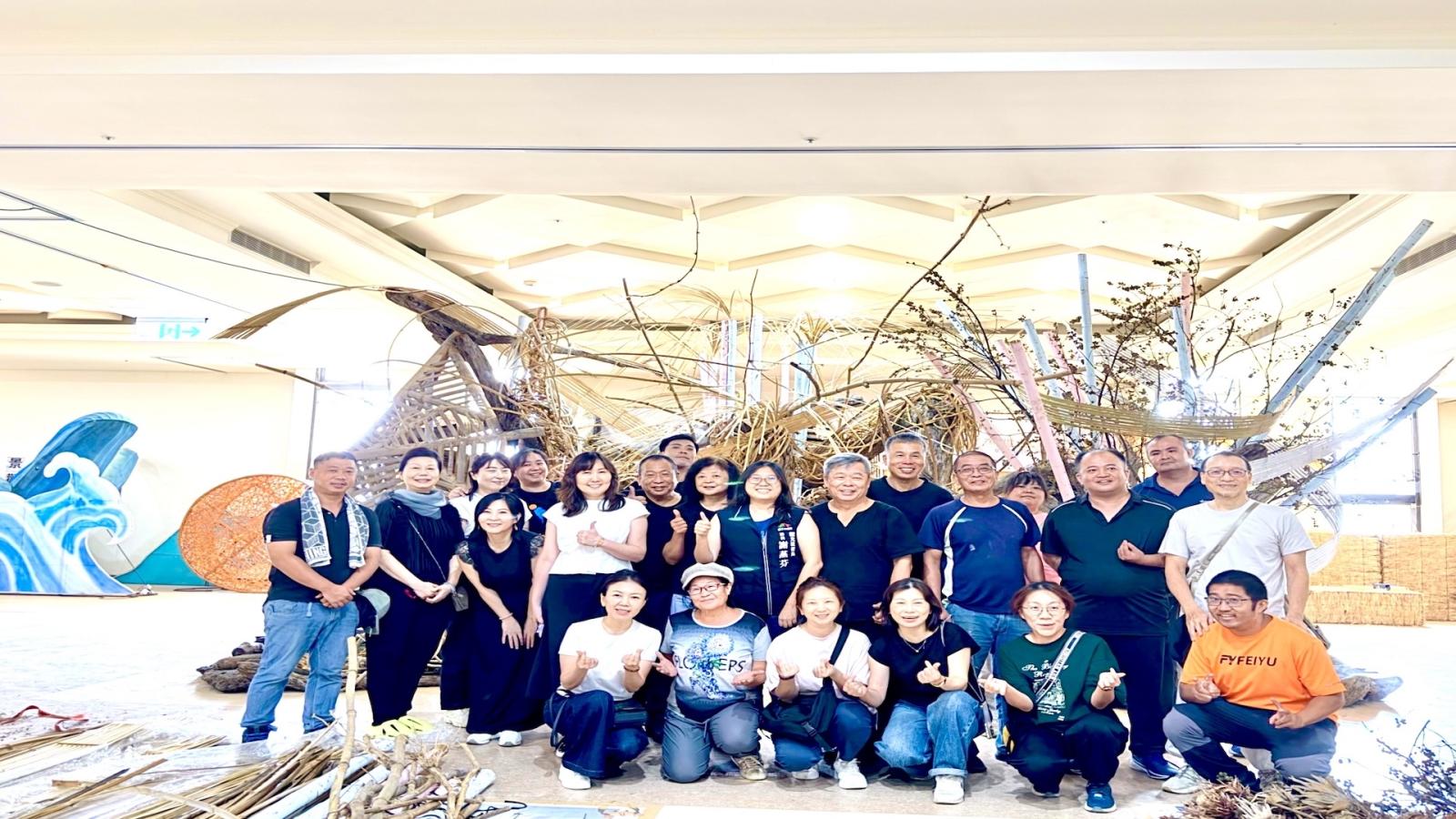 台日草月流漂流木創作聯展10/3大安媽祖園區展出 號召57 位藝術家強強聯手