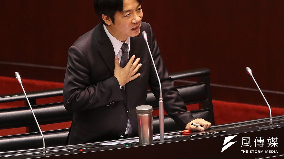 行政院長賴清德29日於立院備詢時,針對台積電三奈米製程新廠設於南科,表達感謝。(顏麟宇攝) 行政院長賴清德29日於立院備詢時,針對台積電三奈米製程新廠設於南科,表達感謝。(顏麟宇攝)