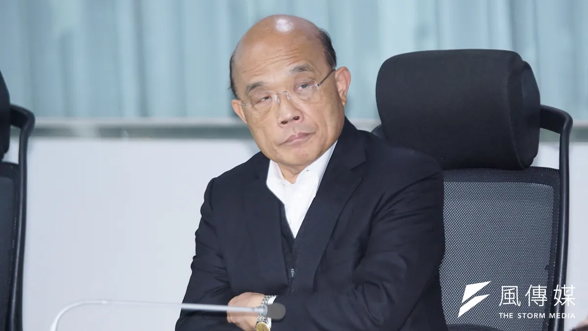 行政院長蘇貞昌(盧逸峰攝)