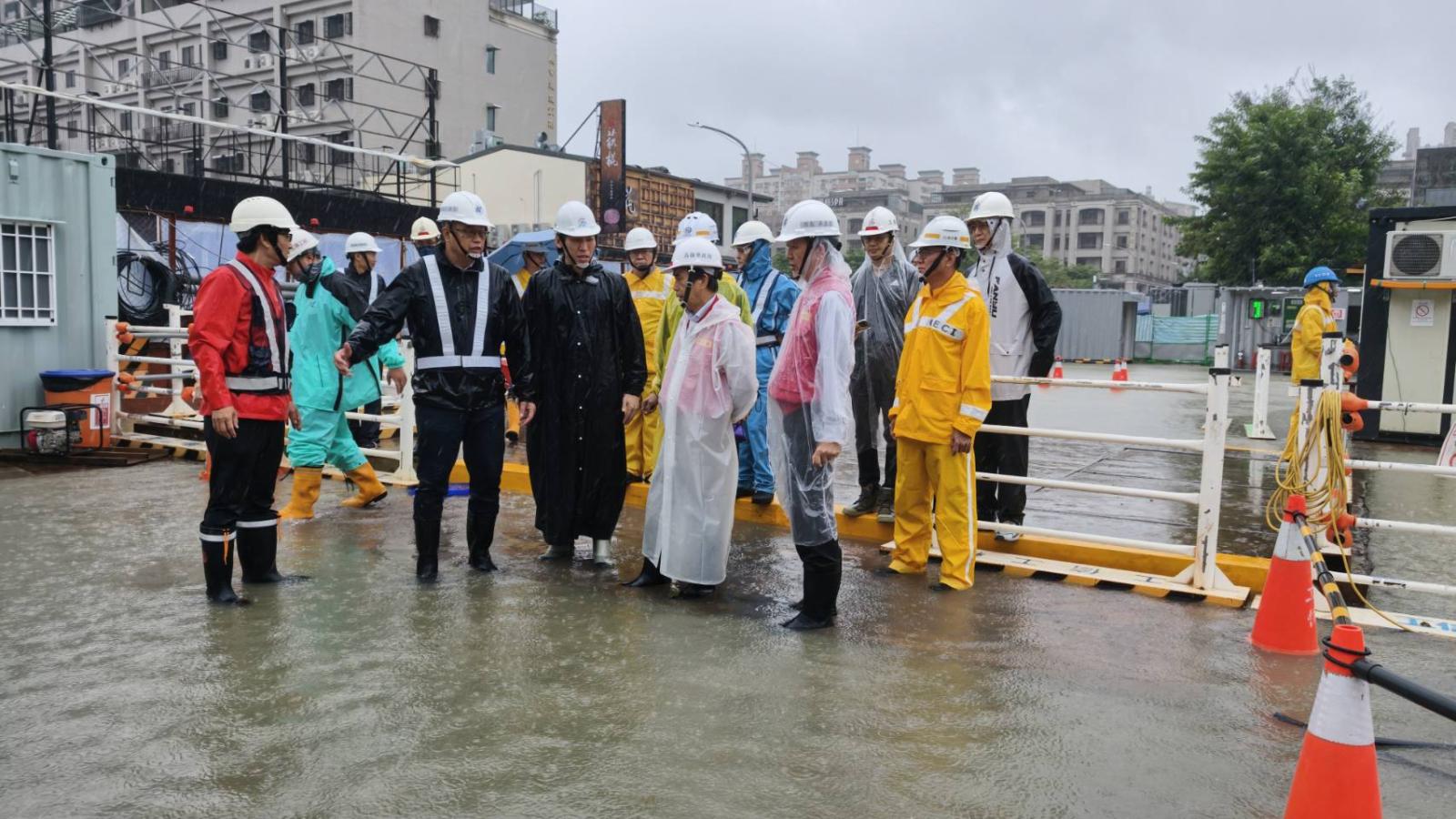豪雨防汛全面戒備 林欽榮視察捷運黃線、輕軌