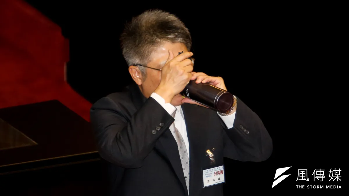大法官被提名人許志雄一番「不肯違背良心唱國歌」的說法,讓國歌成為這次大法官審查會的關鍵問題。(陳明仁攝)