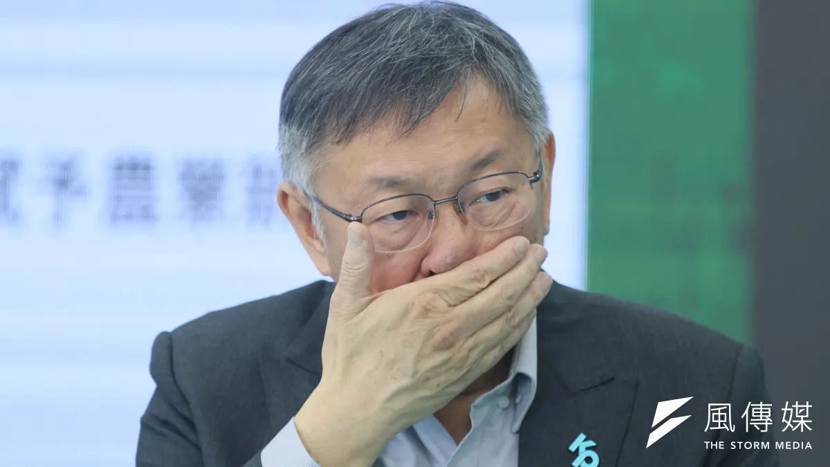 民眾黨總統參選人柯文哲因為一場沒出席的壽宴,被高雄政風通報有「賄選」之虞。。(柯承惠攝)