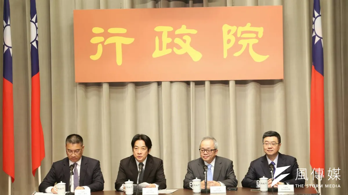 行政院長賴清德宣布內閣改組。(資料照,陳明仁攝)