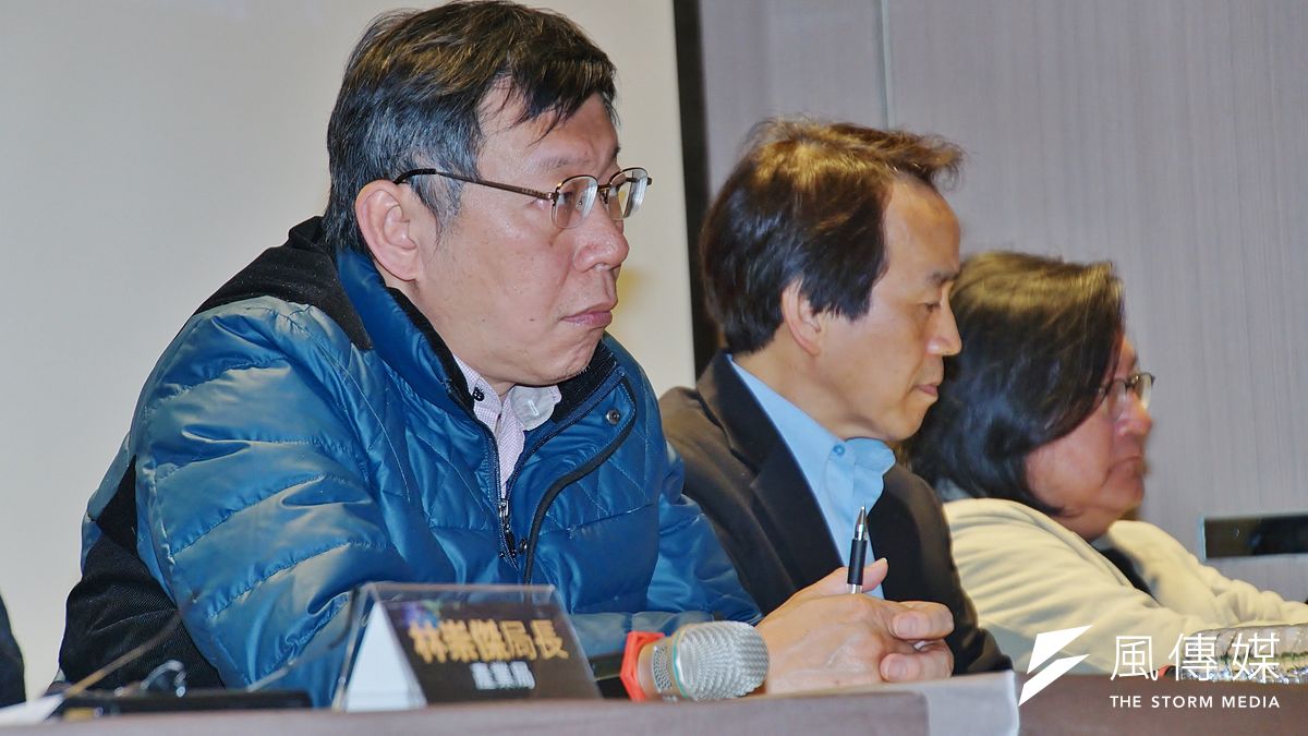 台北市長柯文哲的新聞度量實在有限。(盧逸峰攝) 台北市長柯文哲的新聞度量實在有限。(盧逸峰攝)