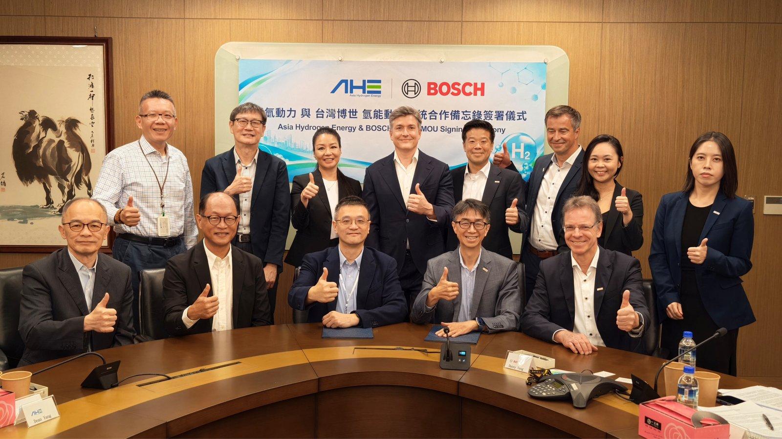 邁向2050淨零!亞氫動力攜手博世推動氫能載具 打造在地氫能生態系