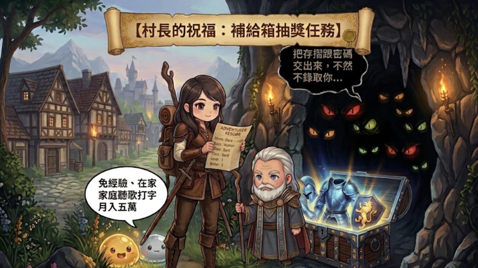 新鮮人求職必看!台北市推「職場RPG新手村」遊戲,打敗職場魔物還能抽大獎