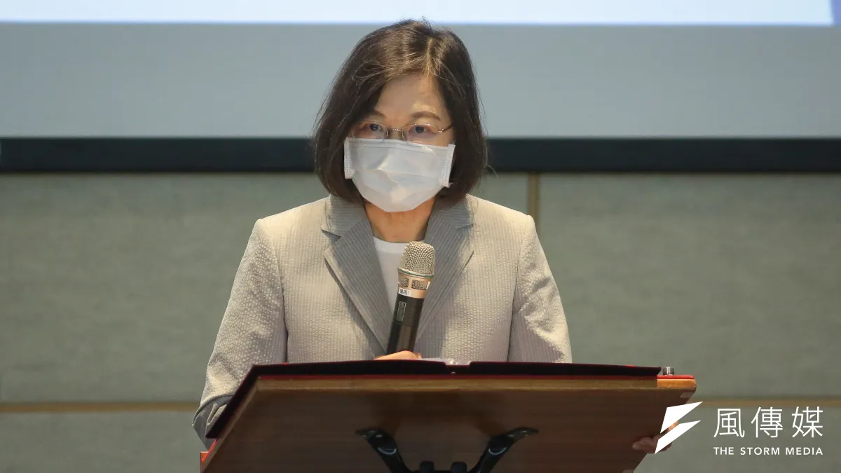 民進黨在台灣民主轉型的大氛圍下被孕育出來,而民進黨亦催化加速了台灣民主化的進程。圖為總統蔡英文(資料照,顏麟宇攝)