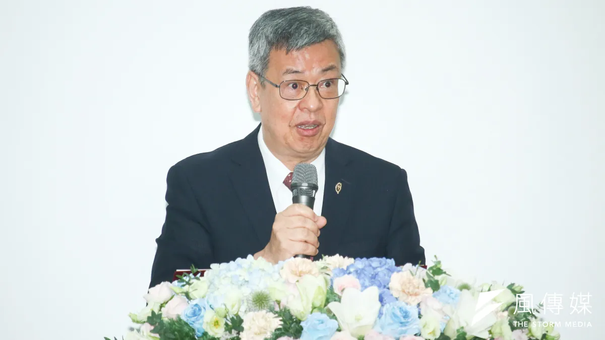 行政院今(31)日通過「行政院及所屬機關(構)使用生成式AI參考指引(草案)」。圖為行政院長陳建仁。(資料照,蔡親傑攝)