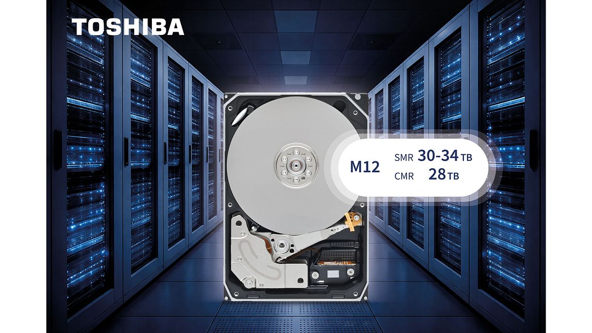 響應世界備份日!Toshiba推出M12系列34TB企業級硬碟 引領雲端大容量儲存新標竿